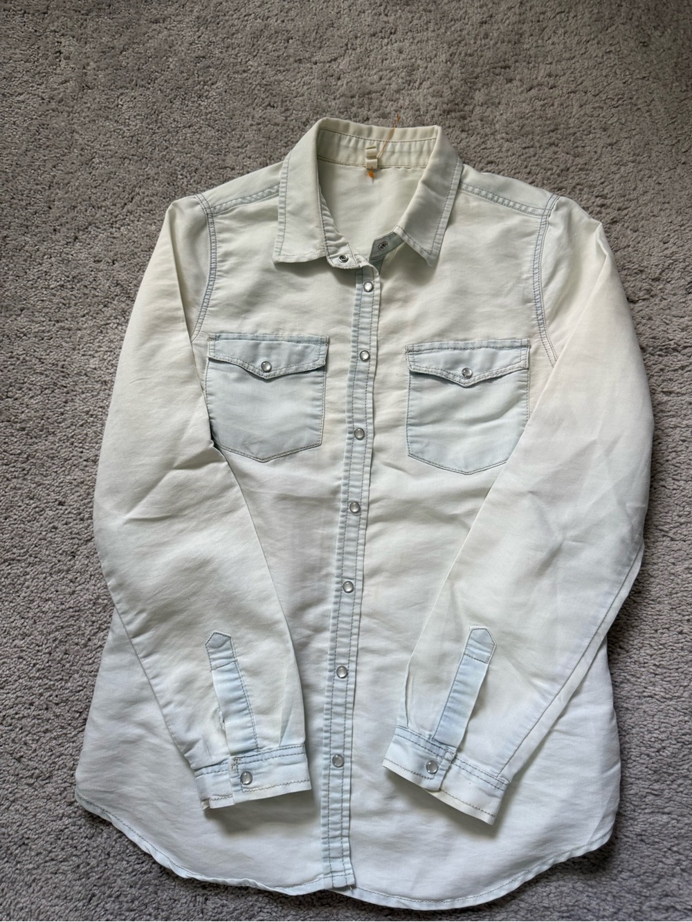 Sybilla Women's Denim Shirt - Classic Button-Up